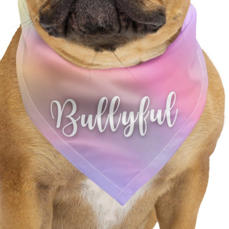 pink purple bullyful bandana