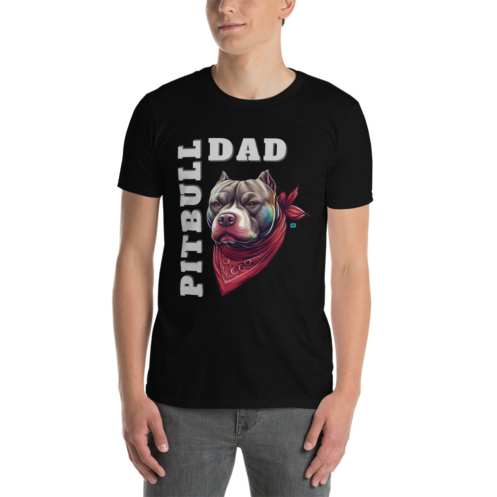 Pitbull Dad Men's T-Shirt