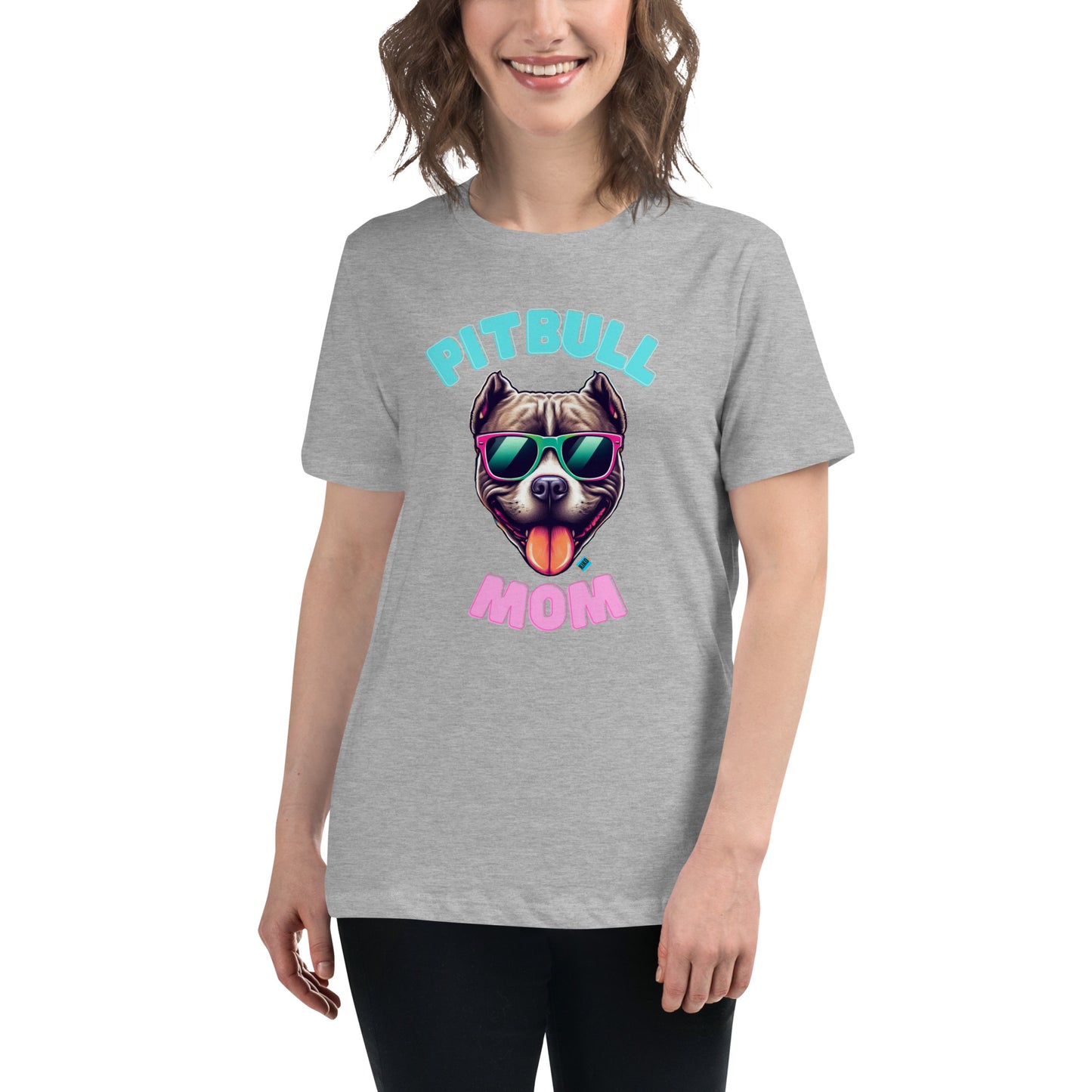 Pitbull Mom Women's Relaxed T-Shirt