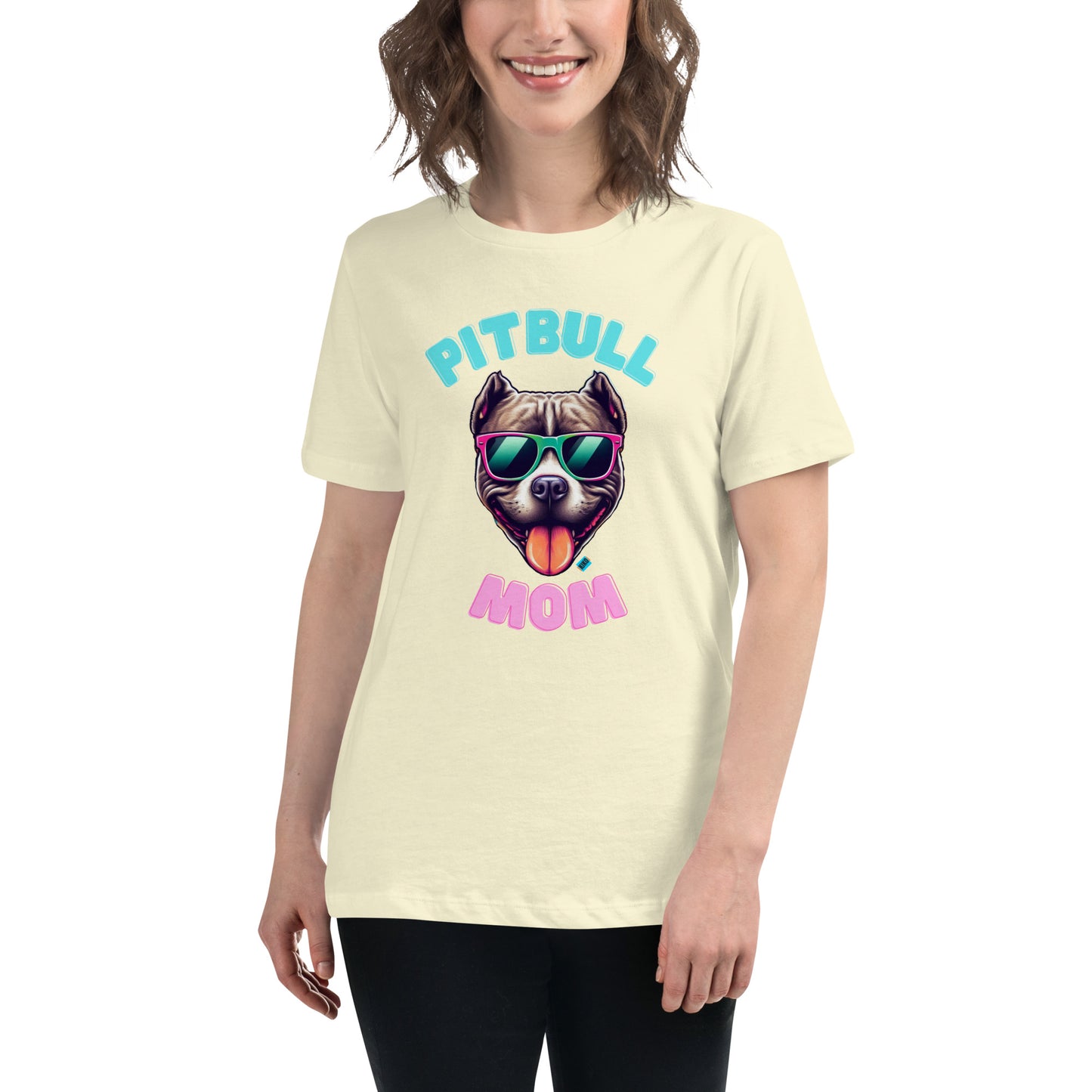 Pitbull Mom Women's Relaxed T-Shirt