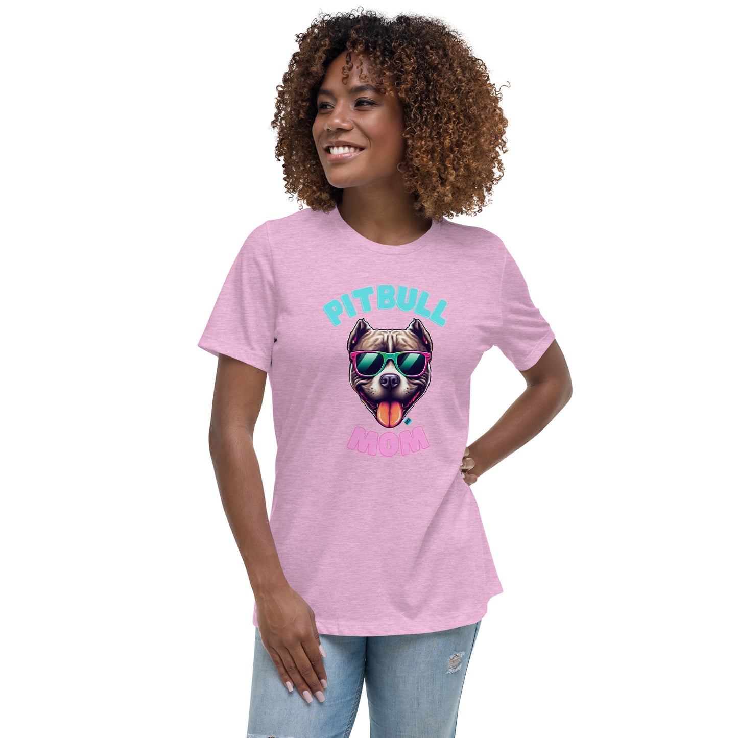 Pitbull Mom Women's Relaxed T-Shirt