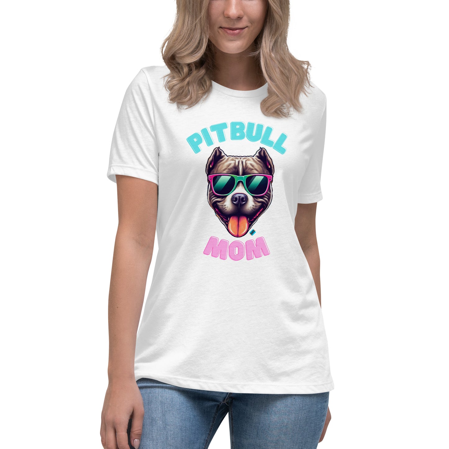 Pitbull Mom Women's Relaxed T-Shirt