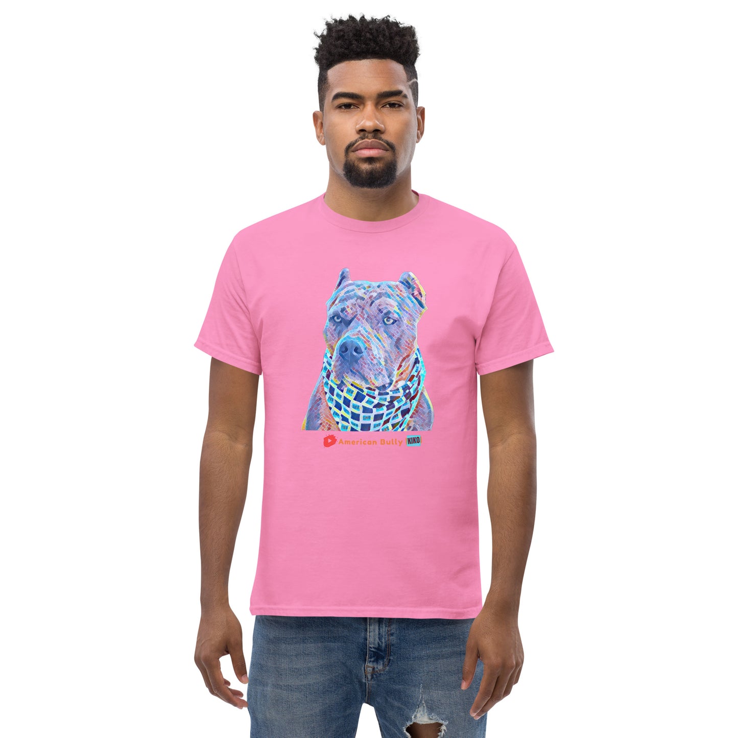 Kiko American Bully Cartoon Graphic Men's Classic Tee