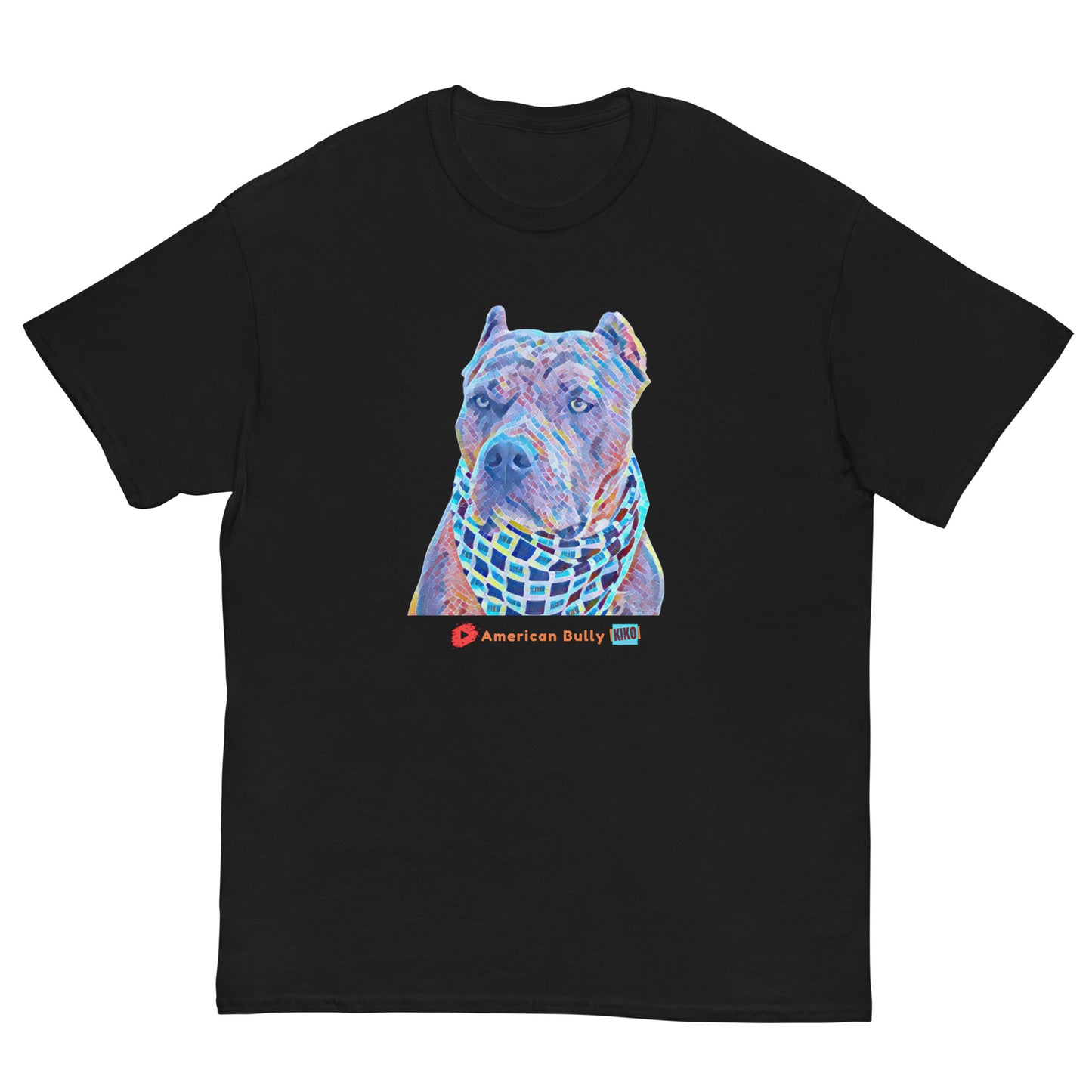 Kiko American Bully Cartoon Graphic Men's Classic Tee