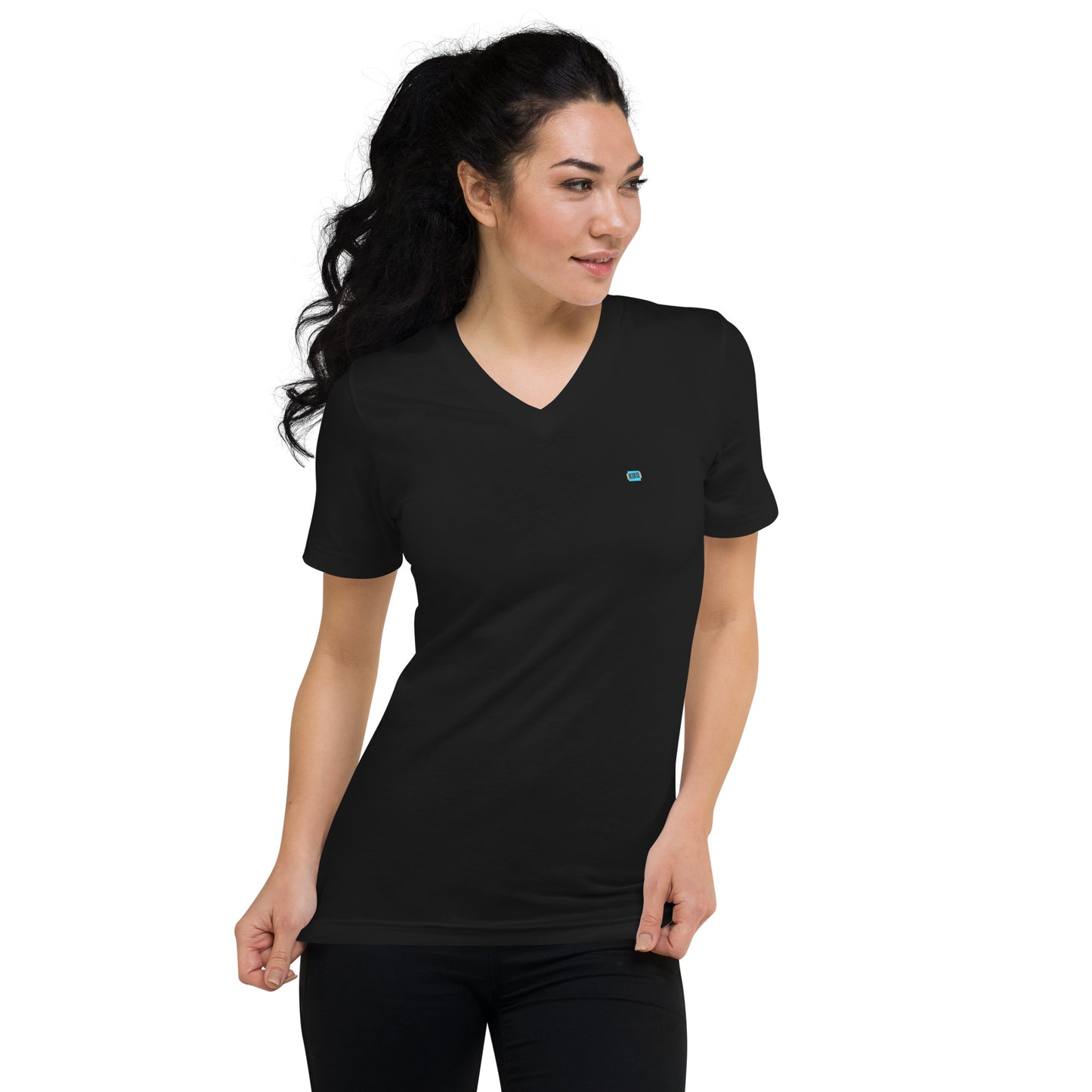 Unisex Men | Women Short Sleeve V-Neck T-Shirt