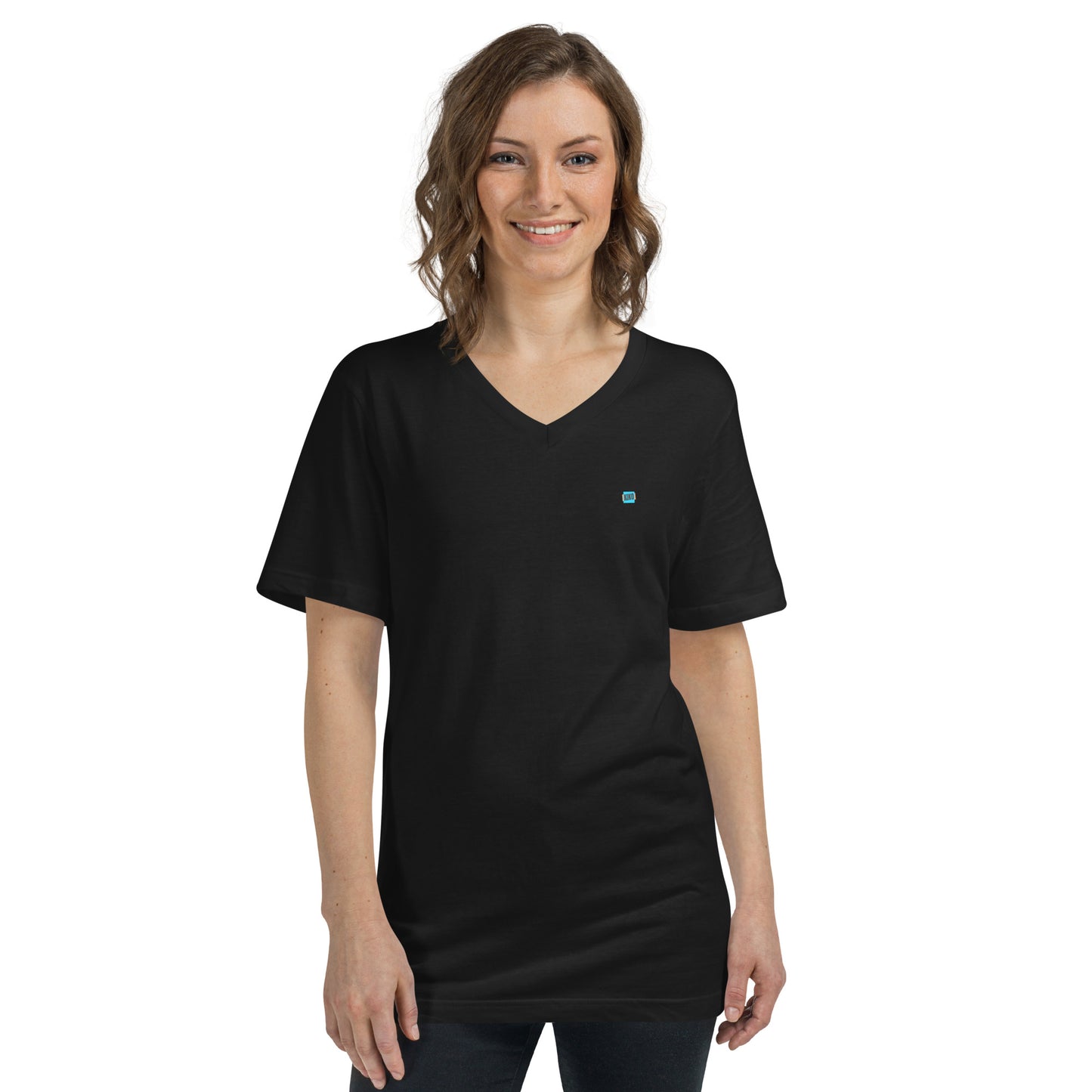 Unisex Men | Women Short Sleeve V-Neck T-Shirt