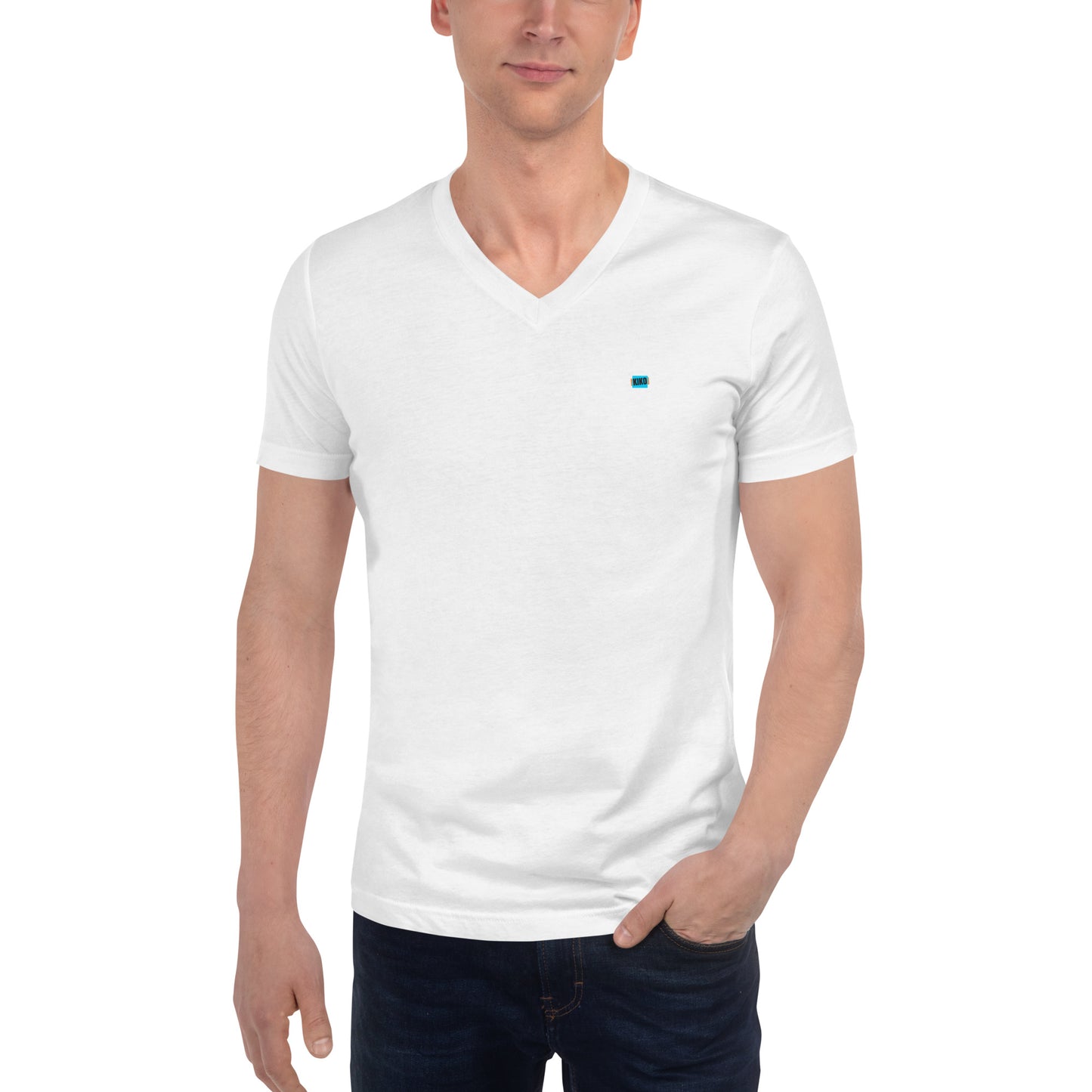 Unisex Men | Women Short Sleeve V-Neck T-Shirt