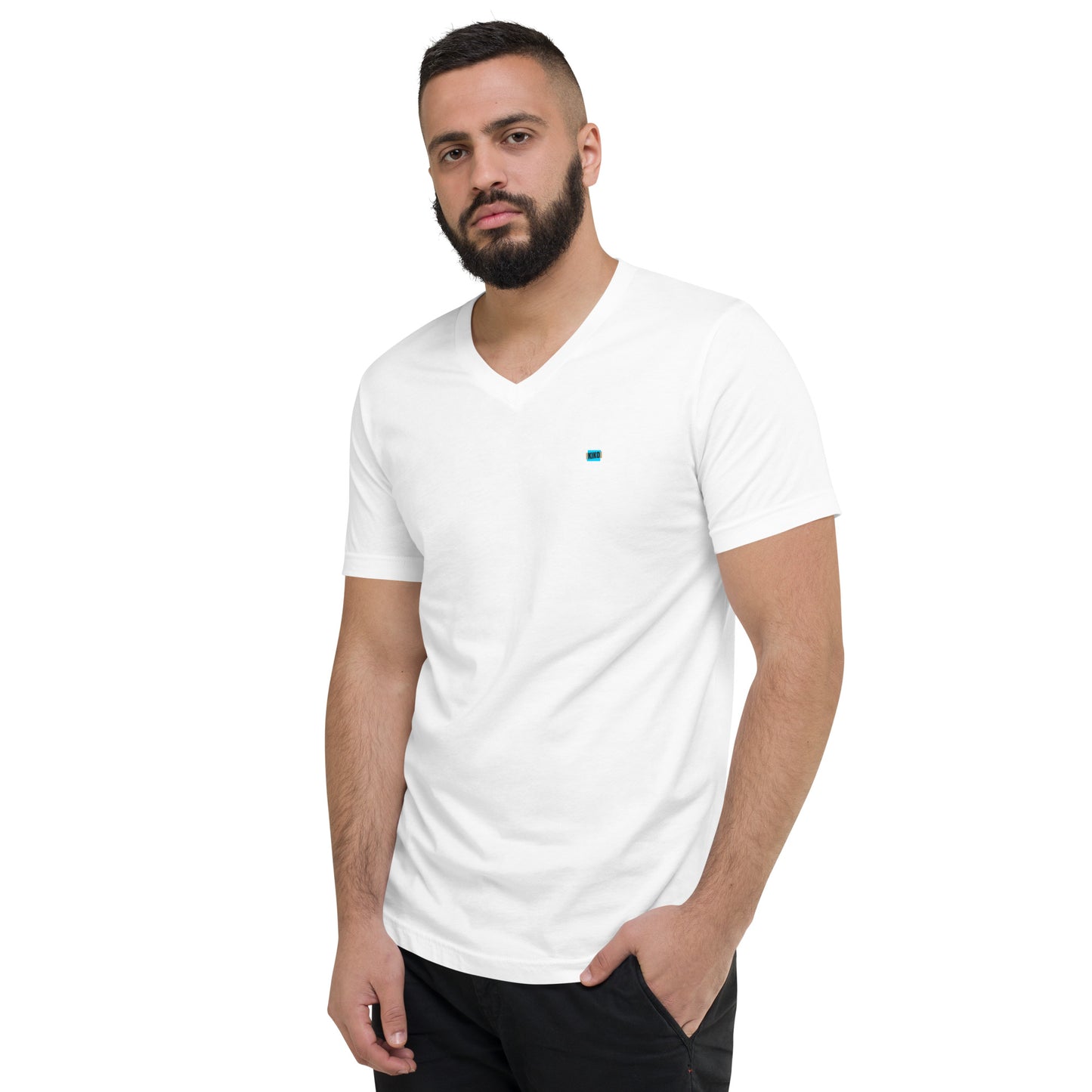 Unisex Men | Women Short Sleeve V-Neck T-Shirt