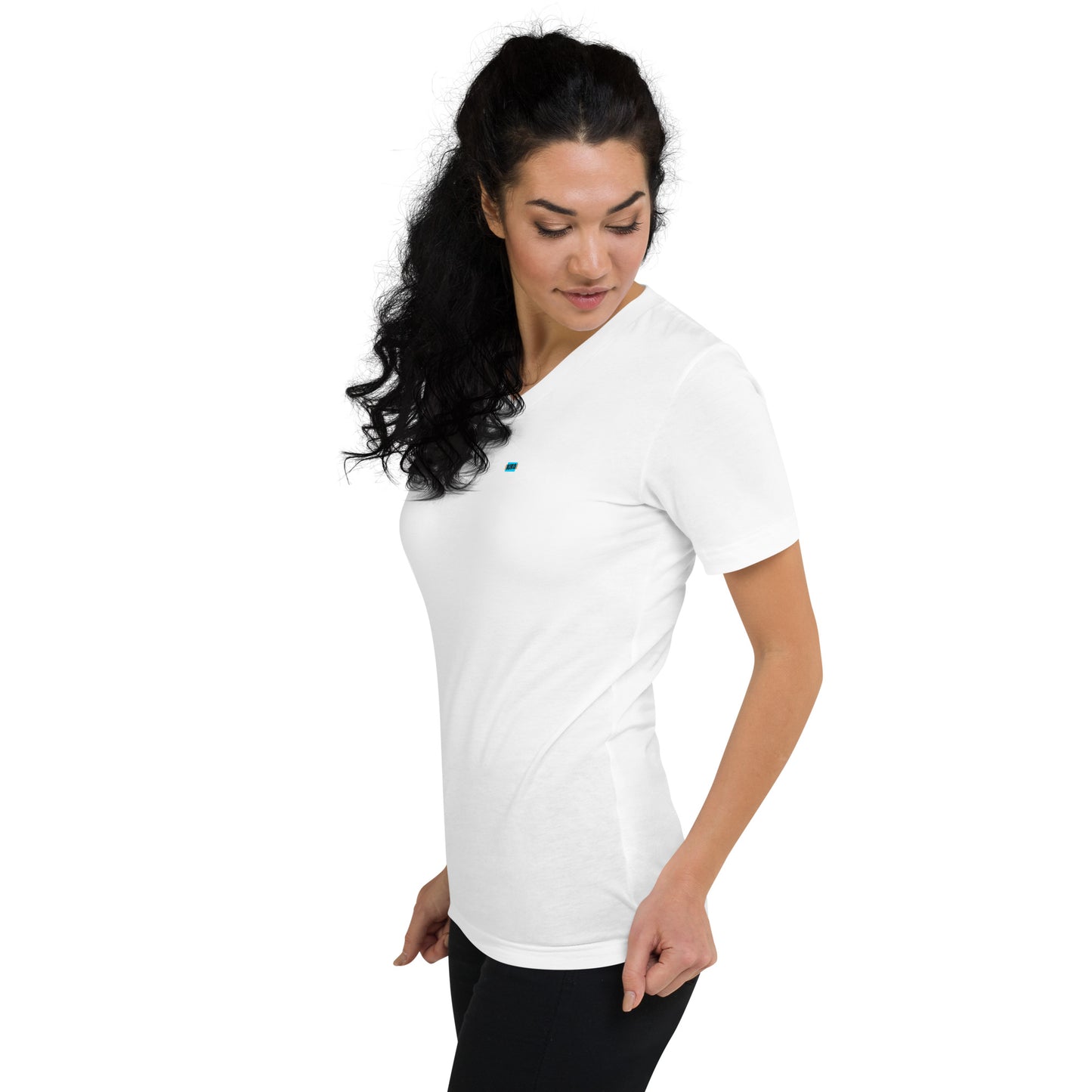 Unisex Men | Women Short Sleeve V-Neck T-Shirt